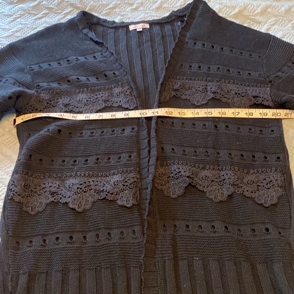 White Birch Black Knit Sweater - Picture 3 of 9